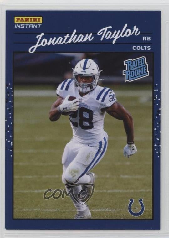2020 Panini Instant NFL 1990 Rated Rookie /2044 Jonathan Taylor #RR16 0dk