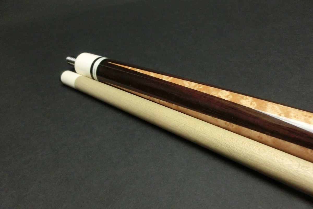 Lambros Custom Cue Birdseye Maple Ultra 1 Joint T2 Hollow Shaft