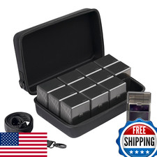 RHCOM Trading Card Case kit with 12 Deck Boxes,for 2200 Cards.Card Game Organize