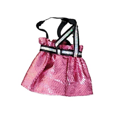 Barbie 1994 Dance Moves 13083 Pink Metallic Suspenders Shorts Outfit Vintage 