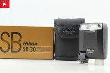 Near MINT in BOX CASE Nikon SB-30 Speedlight Shoe Flash SB30 from JAPAN