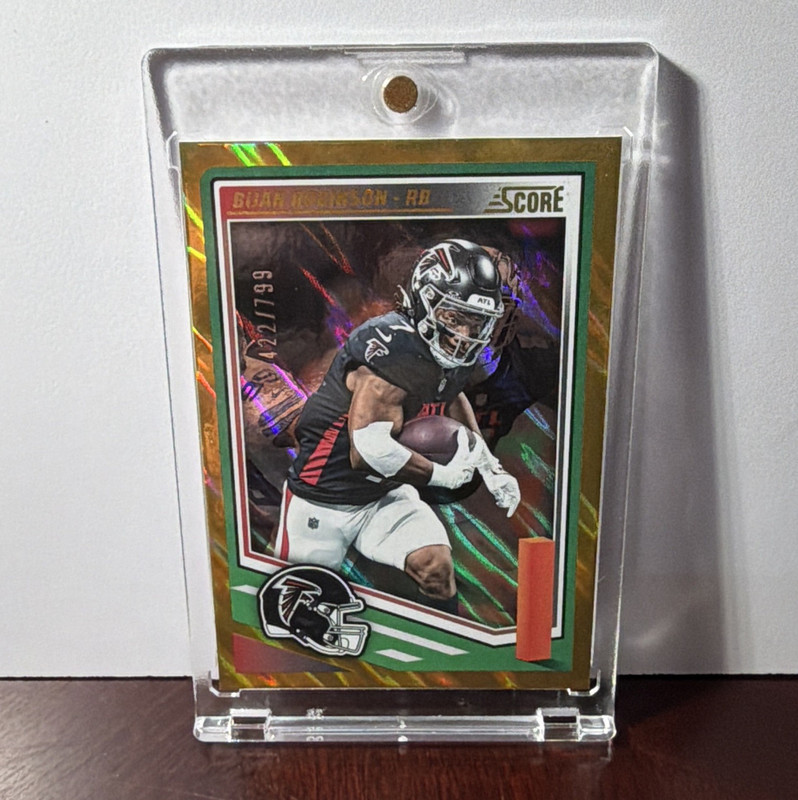 Panini 2025 Score Bijan Robinson RB Atlanta Falcons #223 Serial #/799