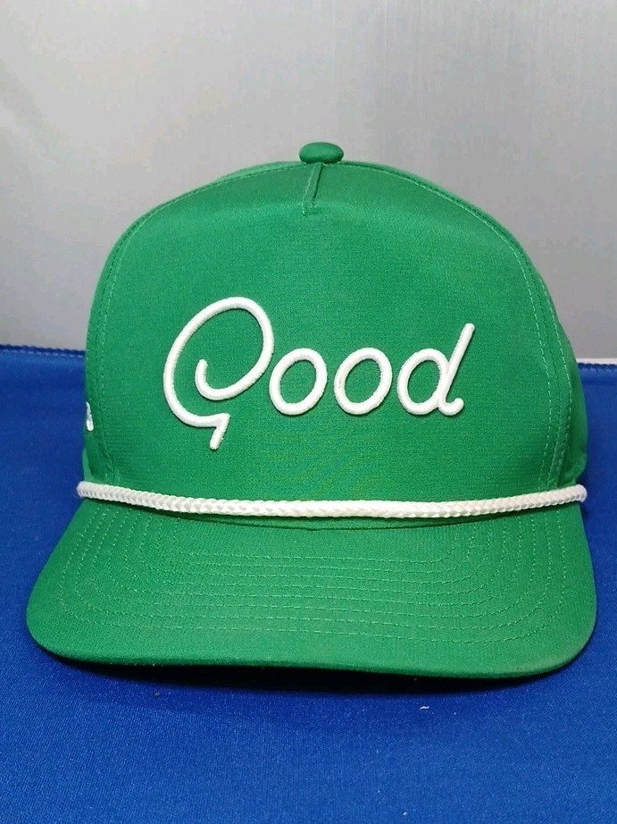 Good Good Show Out Rope SnapBack Hat Cap Green Golf Cap Authentic