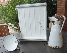 Lotto  Arredo Cucina 7 Utensili Latta Smaltata 