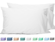 Queen Pillowcases Set of 2, 100 Cotton Queen Pillow Cases 2, 20 30 inches Br...