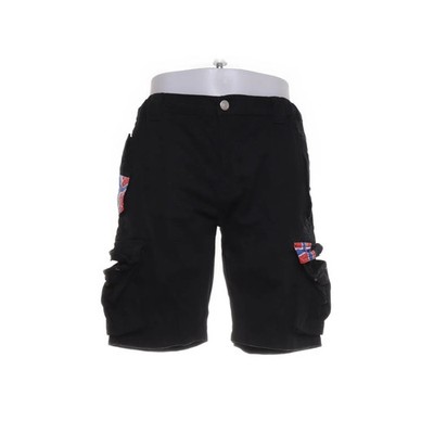 Nebulus, Cargo Shorts, Größe: 50, Schwarz/Mehrfarbig, Baumwolle, Herren #Oab