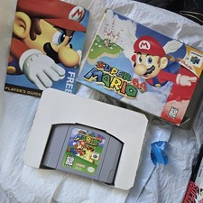 Super Mario 64 Nintendo 64 N64 1996 Original Box New Unused Open Box 11E
