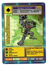 Digimon Card: MetalEtemon Bo-27 Holo Foil Rare! EX