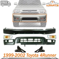 New Front Primed Bumper+Valance+Lights+Brackets For 1999-2002 Toyota 4Runner
