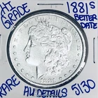 1881 S MORGAN SILVER DOLLAR AUTHENTIC HI GRADE U.S. MINT COIN FREE SHIPPING 5130