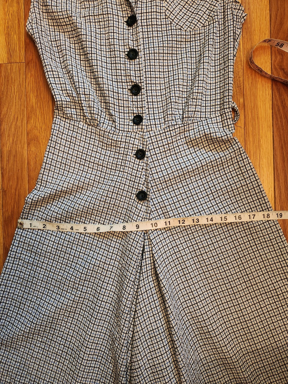 1930s Cotton Beach Pajamas  30s Jumpsuit Playsuit - image 8