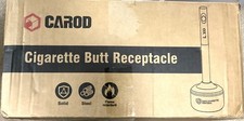 Carod Metal Outdoor Cigarette Butt Receptacle - Rainproof - 4gal - New in Box