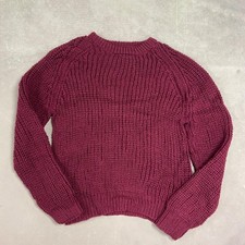 Vintage Knitted Jumper Textured Patterned Grandad Knit Sweater Men's 2XL