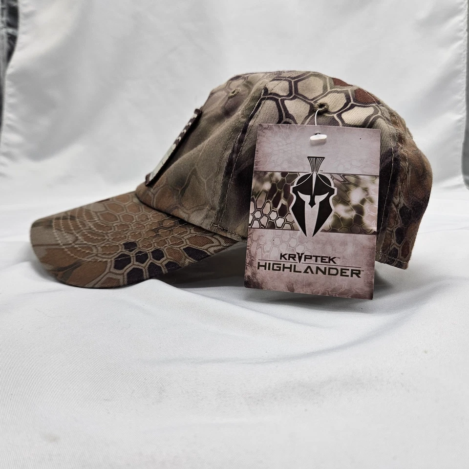 Kryptek Hat Cap Snap Back Highlander Camouflage Idaho Governor's Cup Patch - Image 2 of 4