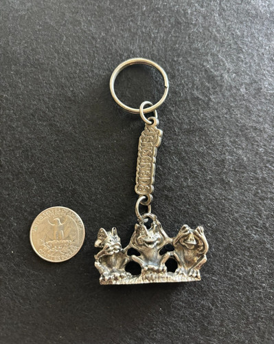 Ensenada B.C.N. Speak No Evil Hear No Evil See No Evil Frog Keychain