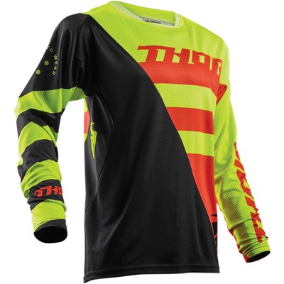 lime green and black jersey