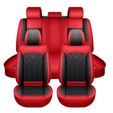 Für Ford Kunstsleder-Autositzbezüge, Universal 5-Sitz-Autositz-Schutzüberzug