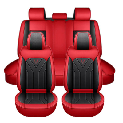For Buick Premium Comfort Car Seat Covers Full Set Waterproof Durable PU Leather
