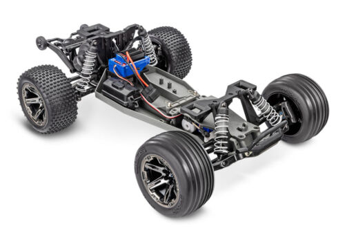 Traxxas TRX 37354 4Y blau Rustler 1:10 2WD RTR Stadium Truck NEU Akku + Lader - Bild 4 von 9