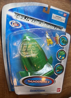Thunderbirds 2 Movie Rescue Vehicles Bandai NIP 2004 Universal