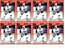 (8) 1991 Score Canadian #156 Mark Hunter Hartford Whalers Card Lot