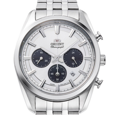 Orient Contemporary RN-TX0305S Panda Solar Chronograph Stainless