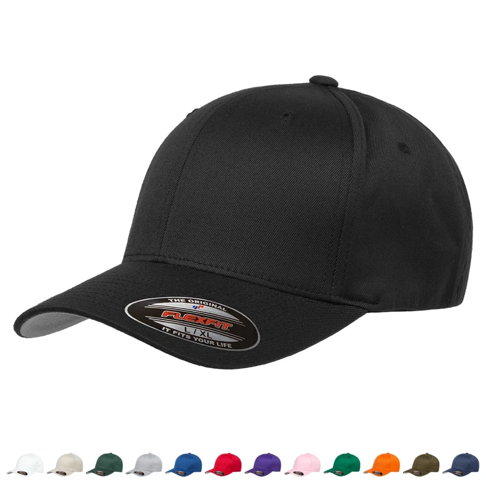 FLEXFIT CAP BASEBALL CAPS graue Unterseite ORIGINAL FLEX FIT MÜTZE BASECAP KAPPE - Bild 2 von 4