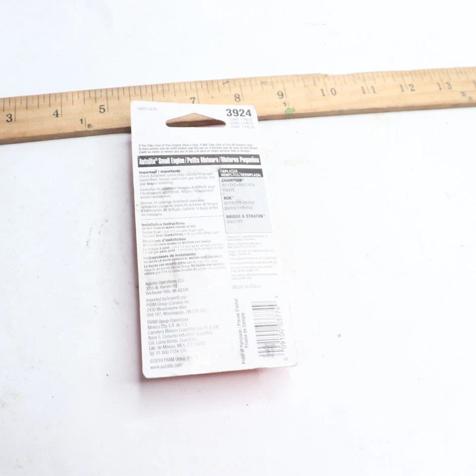 Bujía motor pequeña Autolite 3924 Foto 3 de 4