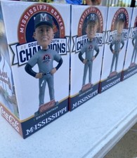 1 RARE /1000 BRIAN SNITKER MISSISSIPPI BRAVES MANAGER CHAMPIONS BOBBLEHEAD CSTOR