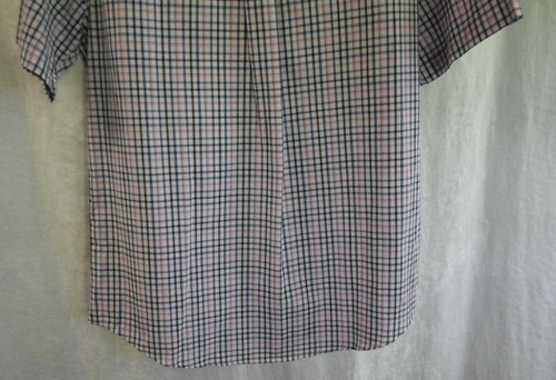 Chaps Men Shirt Size M NWT Multi Cotton Blend Short Sleeve Button Collar & Front - Picture 8 of 12