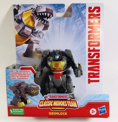 GRIMLOCK Transformers Classic Heroes Team Rescue Bots Dino Hasbro 2022 New - Picture 7 of 7