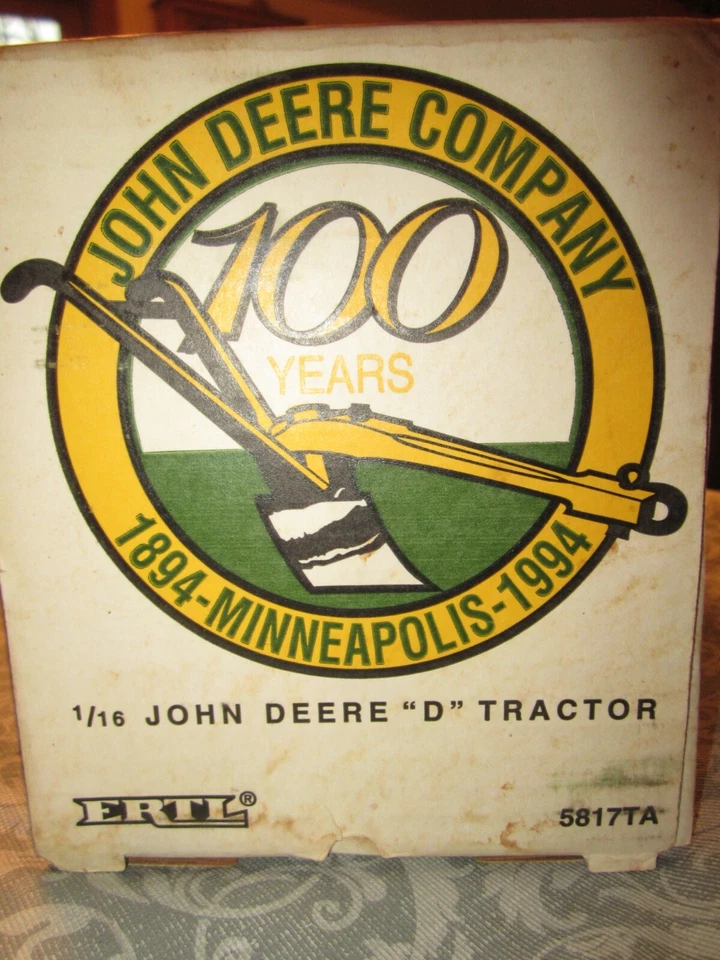 Ertl 1/16 John Deere Modelo D 100 Aniversario Minneapolis 1994 #5817PA Foto 3 de 3