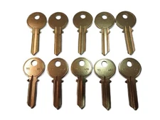 Lot of 10 Y1 YALE Key Blanks  / Brass / Made in USA  by ILCO