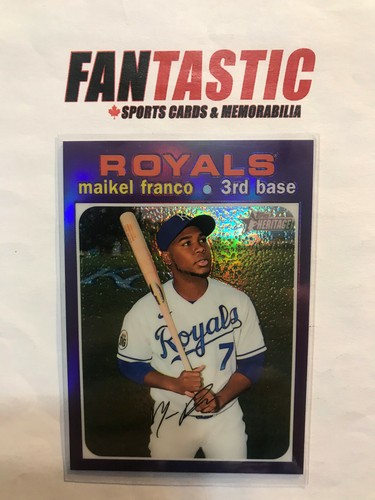2020 Topps Heritage Chrome PURPLE Parallel YOU PICK - Picture 39 of 51