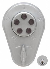 Pushbutton Deadbolt Satin Chrome