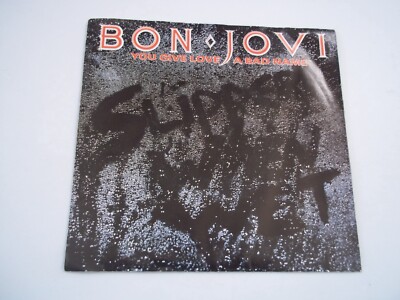 BON JOVI - You Give Love A Bad Name; Raise Your Hands - 45 RPM 7'' Record 1986