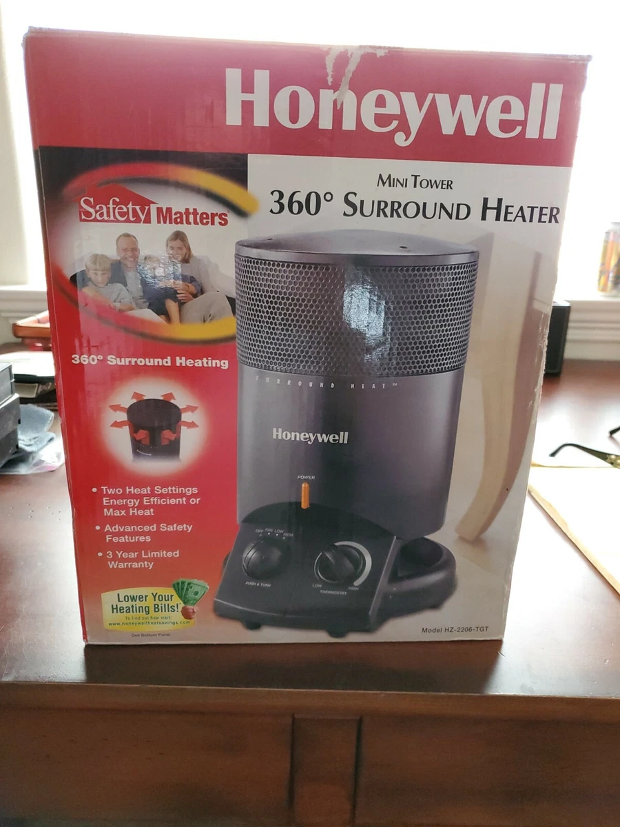 Honeywell Surround Heat HZ2206 Space Heater/1500 Watt 360 Degree | eBay