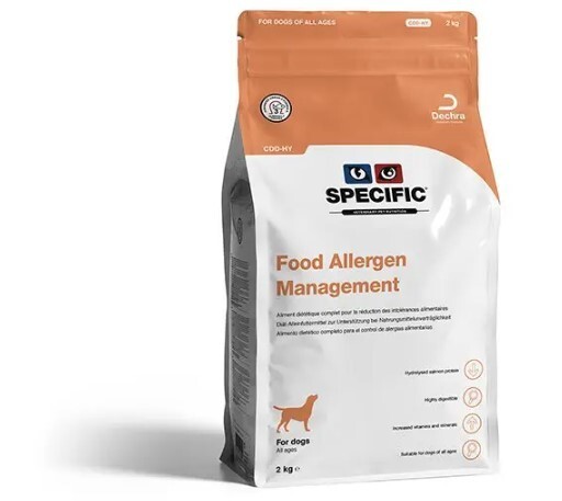 Dechra SPECIFIC Dog Food Allergy Management CDD-HY 2kg Bag