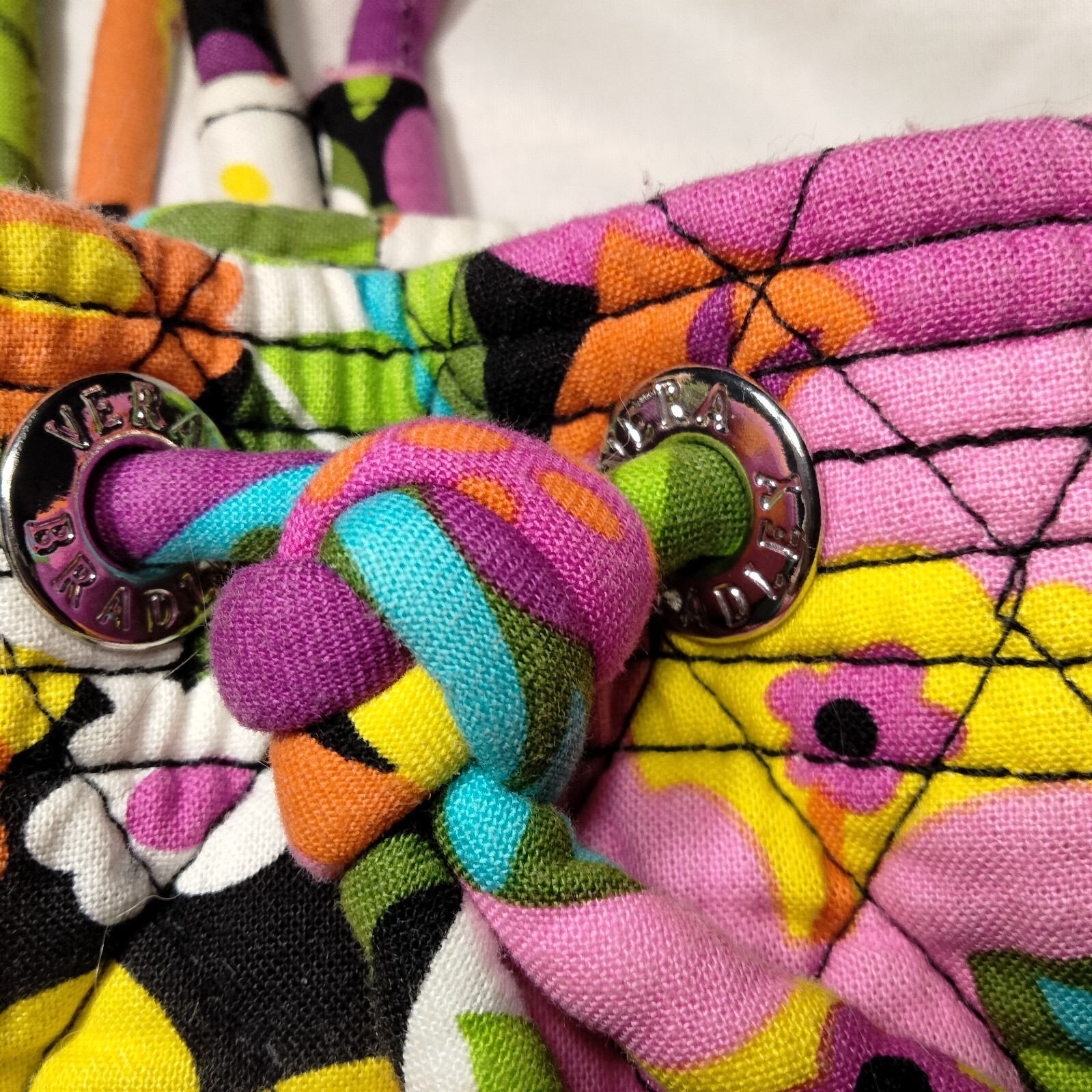 Vera Bradley Vibrant Backsack Drawstring Cinch Ba… - image 6