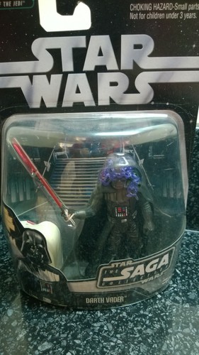 Star Wars The Saga Collection No45 Darth Vader Figure Carded Return Of The Jedi - Picture 2 of 4
