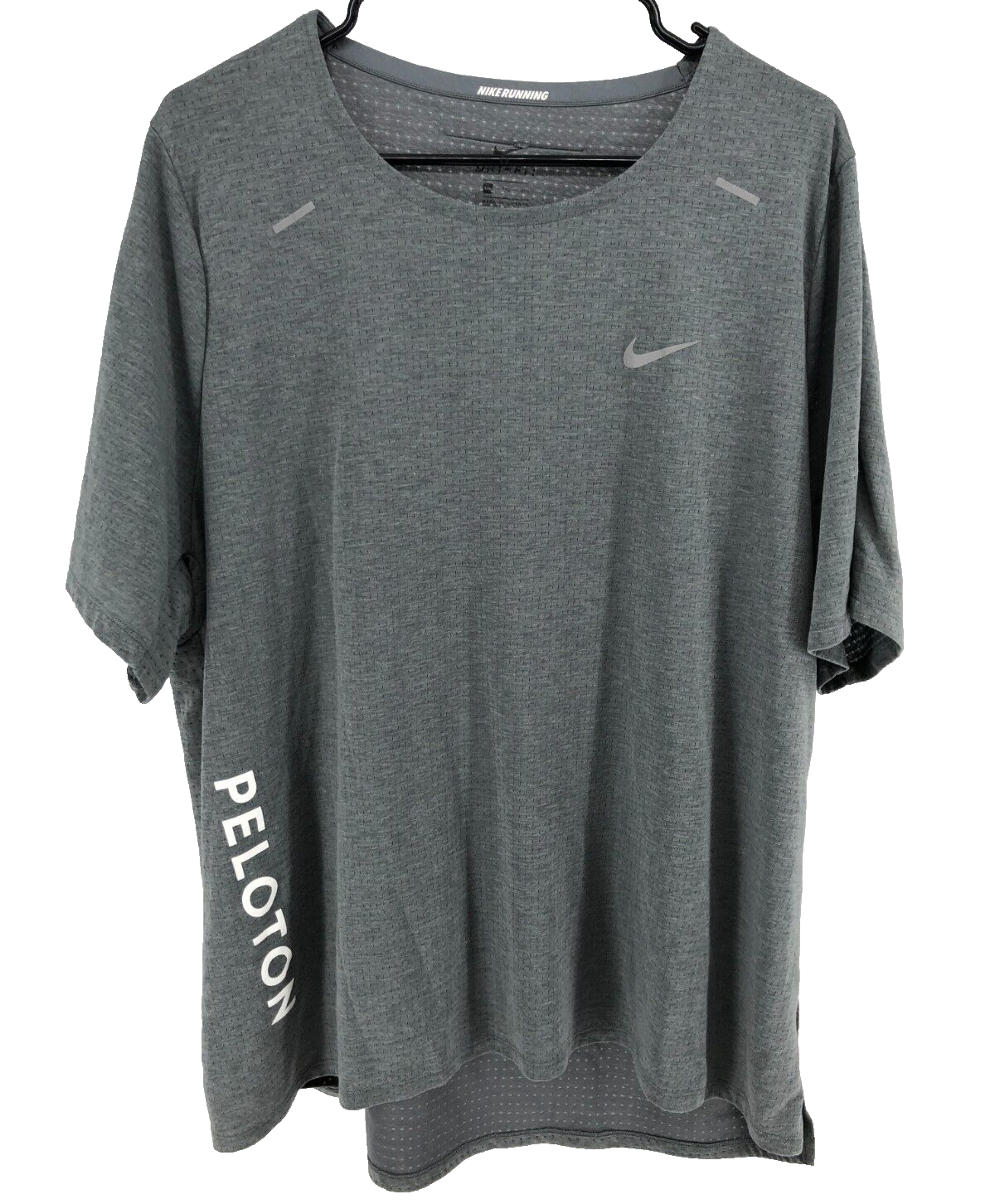 Nike Running Dri-Fit Short Sleeve T-Shirt Men's Size 2XL Gray