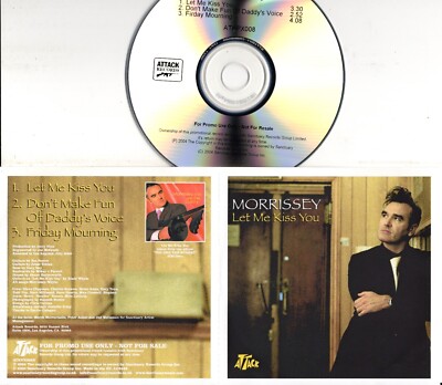 Morrissey RARE [EX] 3trk PROMO CD Let Me Kiss You THE SMITHS