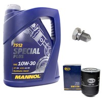 MotoröL ÖLfilter SM108 10W30 5 Liter + ÖLablassschraube FüR Audi A6 A4 Vw Passat