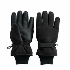 Boy's Tek Gear Microfleece Gloves Color: Black, Size: 8-20 M/L  