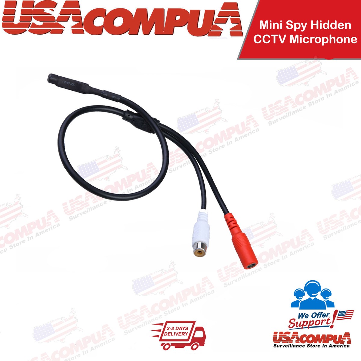 Mini Module Microphone Externe Pour Dvr Moniteur Cameras Audio Espion