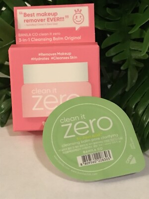 2x ZERO Banila & Co. Clean It Zero Cleansing Balm Travel Sizes NEW