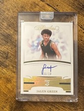 2021-22 Panini Flawless Collegiate Rookie Auto Gold #4 Jalen Green /10 #X11214