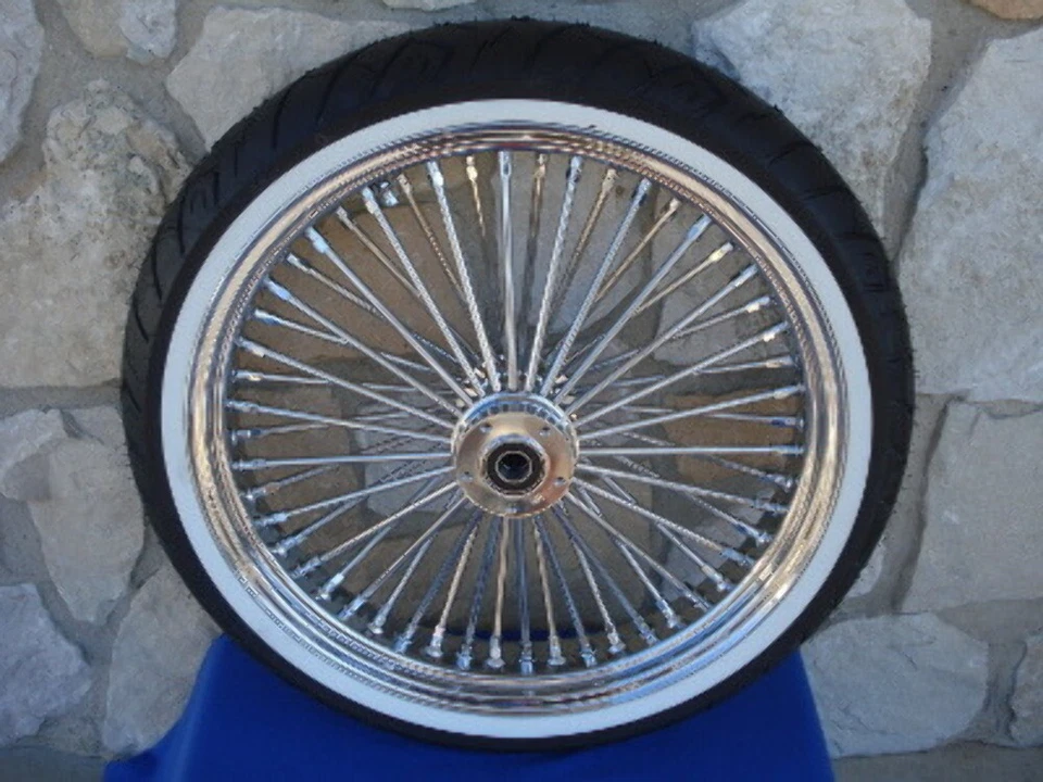 RUEDA DE RADIOS 21X3,5 MAMMOTH FAT 120/70-21 SHINKO WW HARLEY TOURING 2008-UP Foto 2 de 4