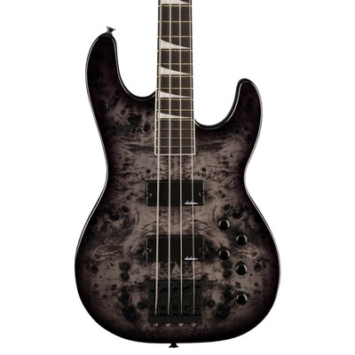 Jackson JS Series JS3P Concert 4-String Bass Guitar, Transparent Black