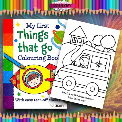 My First Colouring Kids Books Animals Unicorn Fairies Children Colouring Books - Picture 34 of 57